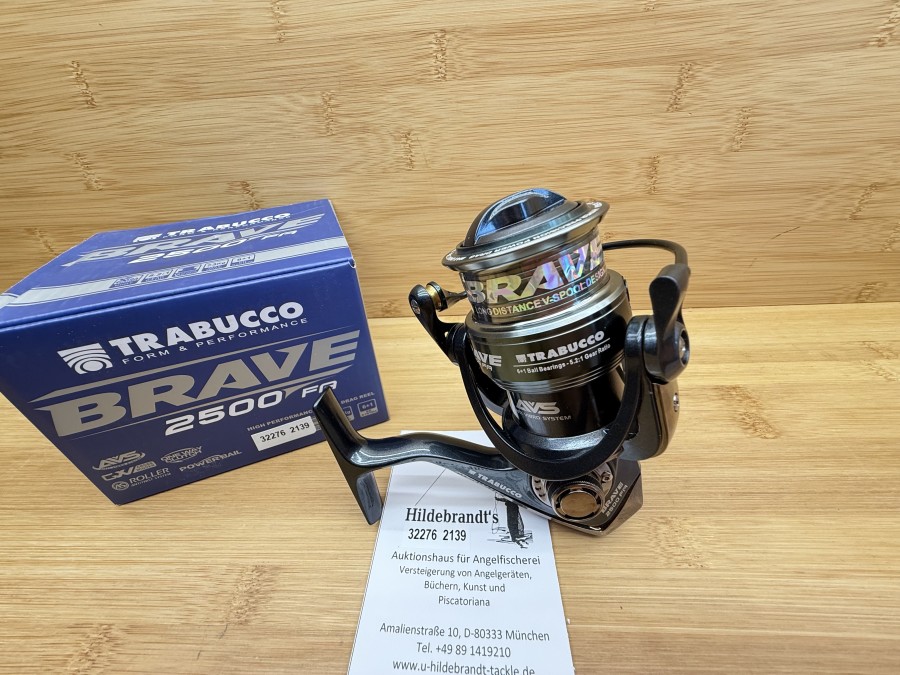 Stationärrolle, Trabucco, Brave 2500 FR, neu im Karton