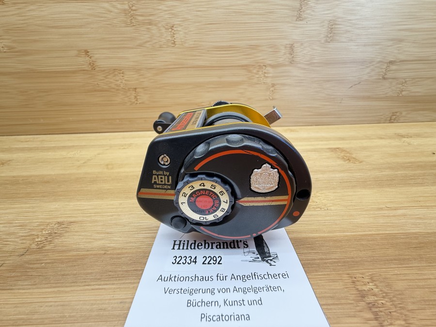 Multirolle, Abu Garcia, Ambassadeur Ultra Mag  XL II, Built by ABU Sweden, mit Monofiler Schnur, Gebrauchsspuren
