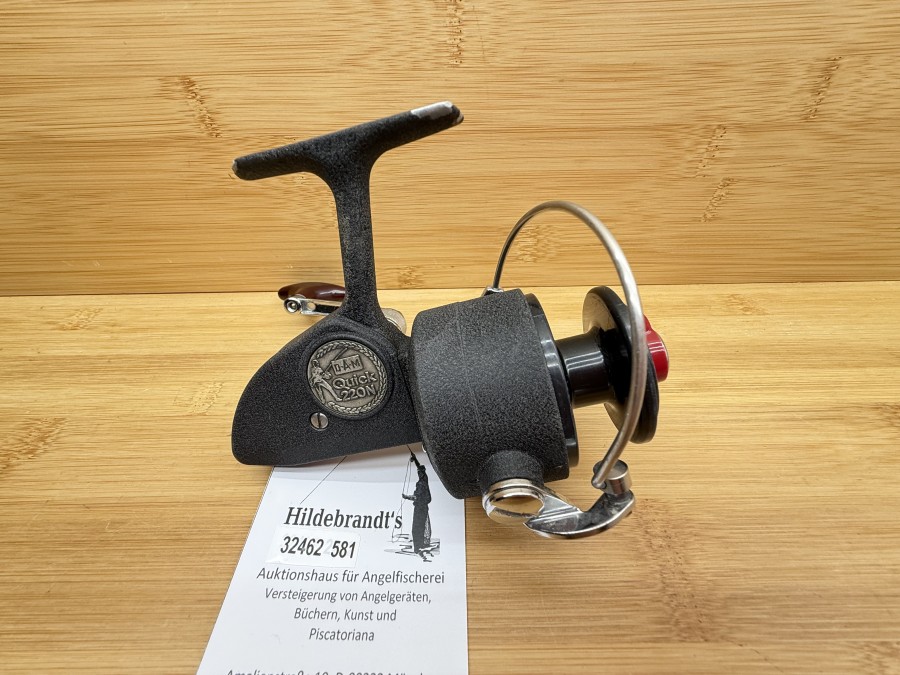 Stationärrolle, DAM, Quick 220N, Made in West Germany, leichte Gebrauchsspuren