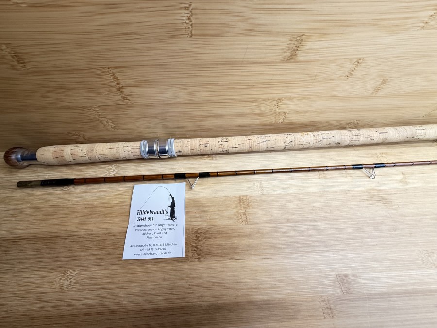 Gespliesste Matchrute, Handbuilt Sharpes Rod England, Scotti Impregnated,  Avon, 2tlg., 10", Gewicht 308g, Futteral, ungefischt, Transportlänge 1600mm, Traumrute