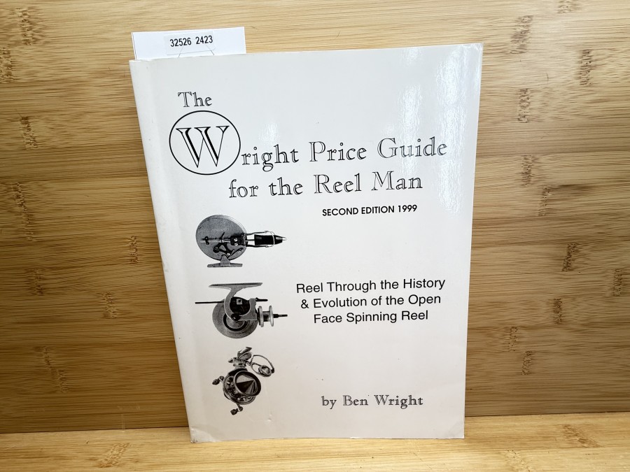 The Wright Price Guide for the Reel Man, Ben Wright, Second Edition Fotos, Abercrombie & Fitch, Abu/Garcia, Abu-Carfdinal, Abu Kapselrollen, Abu-Record, Airex, Alcedo, Alcock's, Alvey, Atlantis, Bam, Benora, Bean, Blue Flash, Bradco, Bretton, Bronson, CAP,Cargem, Centaure, Ceka, Chippindale, Compac, Colgrove, Comoac, Crack, Cobra, DAM Quick, Fix-Swiss, Hardy, Harrison, Heddon, Herters, Horrocks, Illingworth, Johnson, Jamison, Kroydon, Langley, Malloch. Martin, Mepps, Mar-Vel, Mitchell, Grcia Mitchell, Mot-O-Matic, Monti, Morritt, Niara, Ocean, Ohio, Ofmer, Old Pal, Omnia, Orvis, Pecos-Luxe, Palace, Pelican, Penn, Pflüger, Thomson, Record, Ru-Mer, Russian, Spinet, Sportech, Stanley, Stucki, South Bend, Swiss-Whiz, Taggart, Tap, Target, Ted Williams, Uslan, Waltco, Wordens, Wright & McGill, Young, Angi, Zebco, sehr interessant