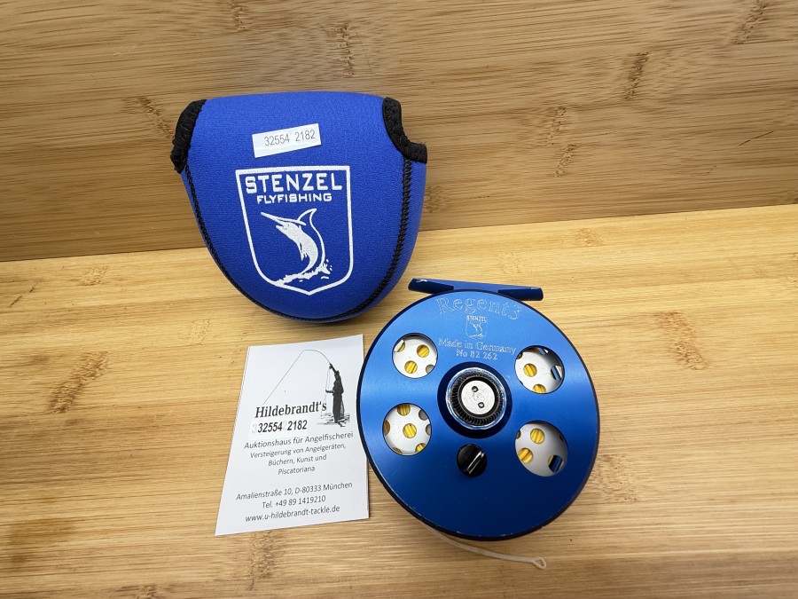 Fliegenrolle, Stenzel, Made in Germany, Regent §, No. 82262, reparaturbedürftig
