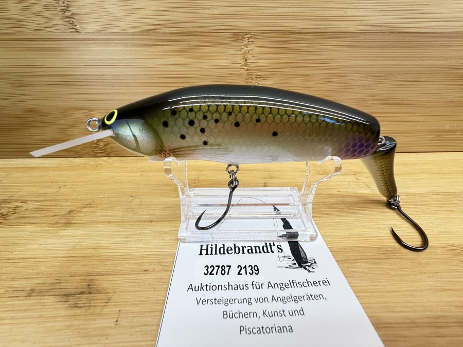 Wobbler, Queen of Liverpool, Äsche, 2tlg., 20cm, 36 Gramm, Barbless Einzelhaken, ungefischt