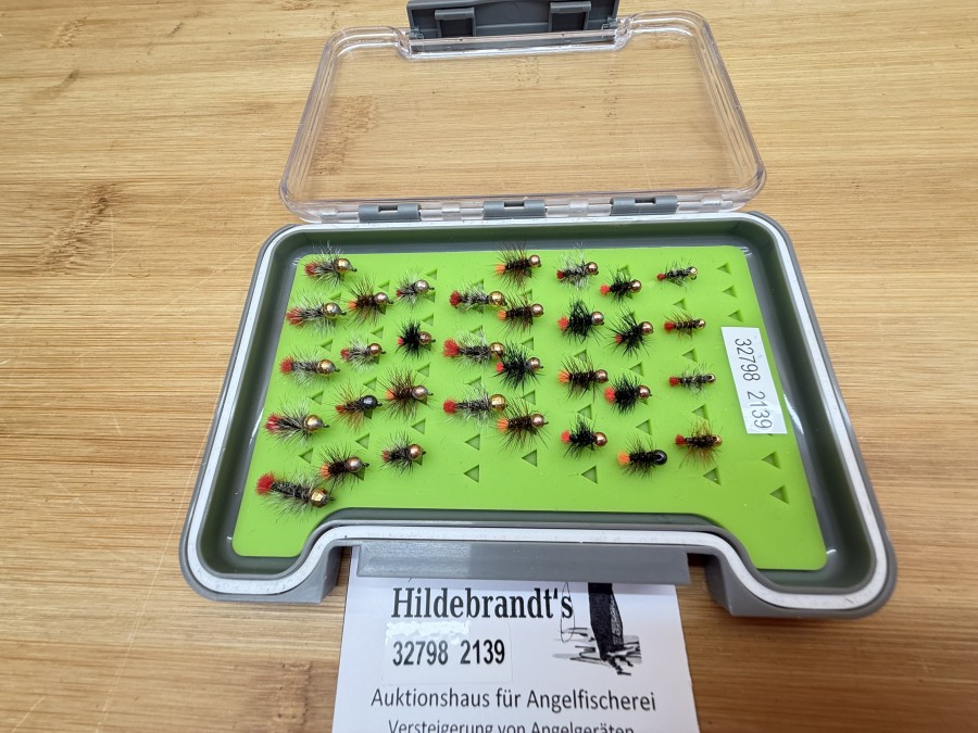 Minijig Sortiment, Tungstenkopf, 32 Stück, Grösse 12 bis 20, in Kunststoffbox, 135x95x17mm, sehr fängig