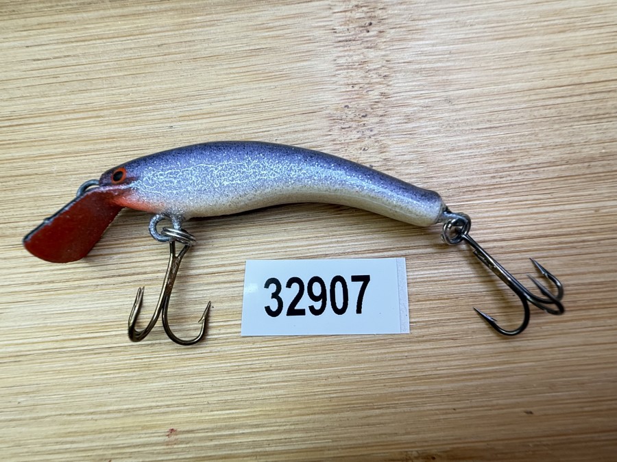 Wobbler, Turus Ukko, Handmade in Finland, beige/violett/schwarz, 5cm, 3,25g, ungefischt,