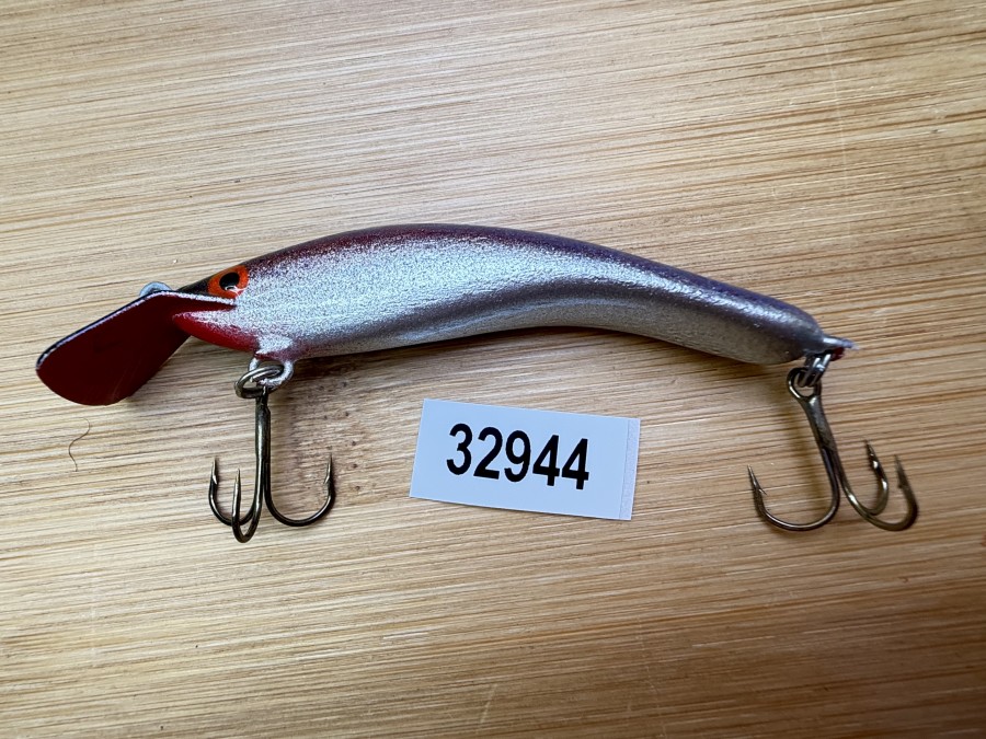 Wobbler, Turus Ukko, Handmade in Finland, rot/silber/dunkelblau, 7cm, 5,50g, ungefischt