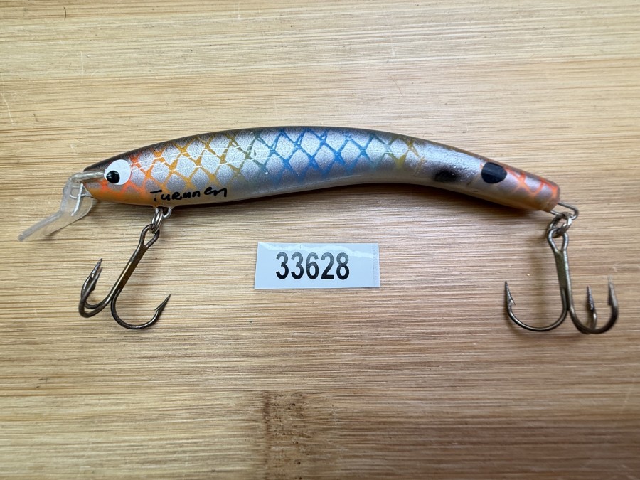 Wobbler, Turus Ukko, Turunen gemarkt, orange/silber/blau/schwarz, 10cm, 12g, ungefischt