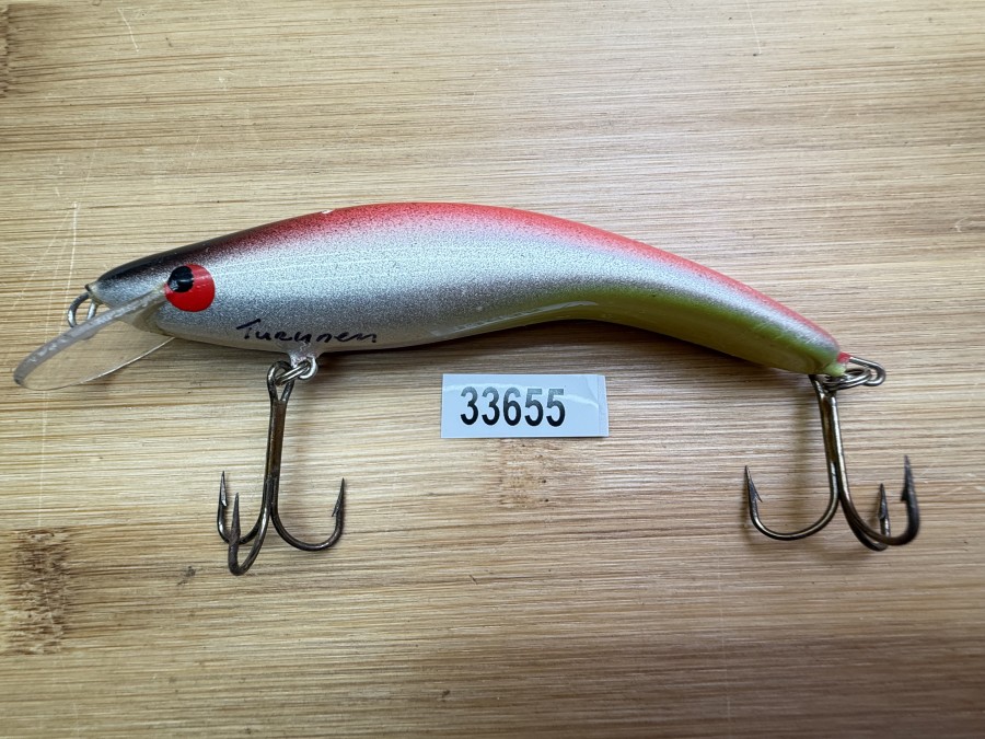 Wobbler, Turus Ukko, Turunen gemarkt, gelb/silber/rot, 10cm, 12g, ungefischt