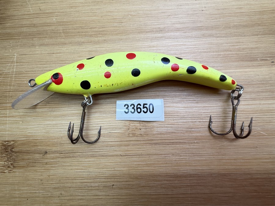Wobbler, Turus Ukko, Turunen gemarkt, gelb, 10cm, 12g, ungefischt