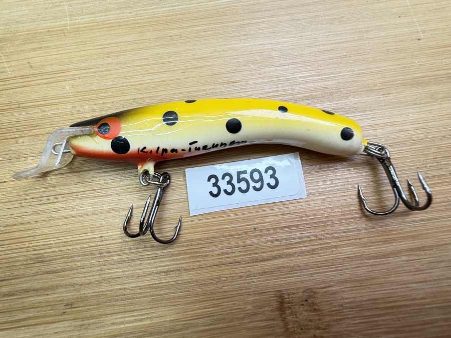 Wobbler, Turus Ukko, Turunen gemarkt, gelb/orange, 7cm, 6g, ungefischt