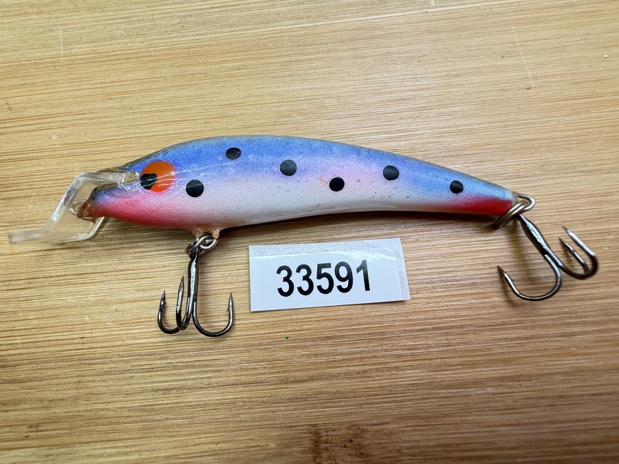 Wobbler, Turus Ukko, Turunen, rot/beige/violett/dunkelgrau, 7cm, 6g, ungefischt