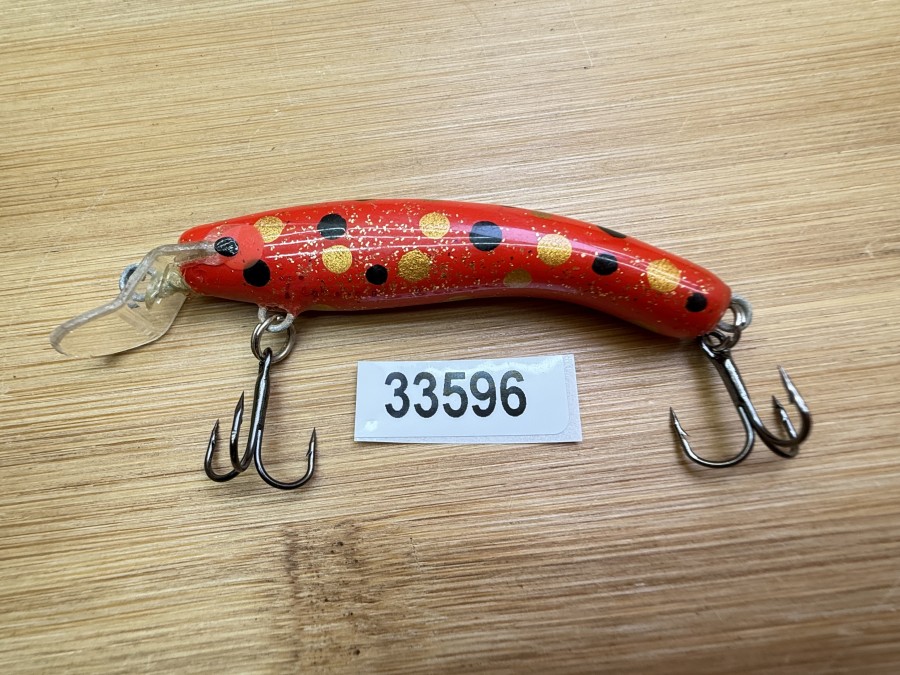 Wobbler, Turus Ukko, Turunen, rot mit Glitzer, 7cm, 6g, ungefischt