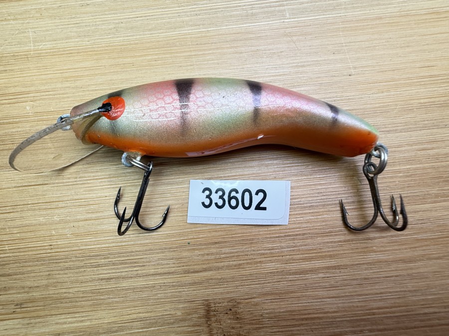 Wobbler, Turus Ukko, Turunen, orange/gold/schwarz. 7cm, 6g, ungefischt
