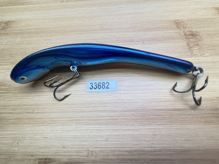 Wobbler, Turus Ukko, Turunen Jerk, silber/blau, 14cm, 26g, ungefischt