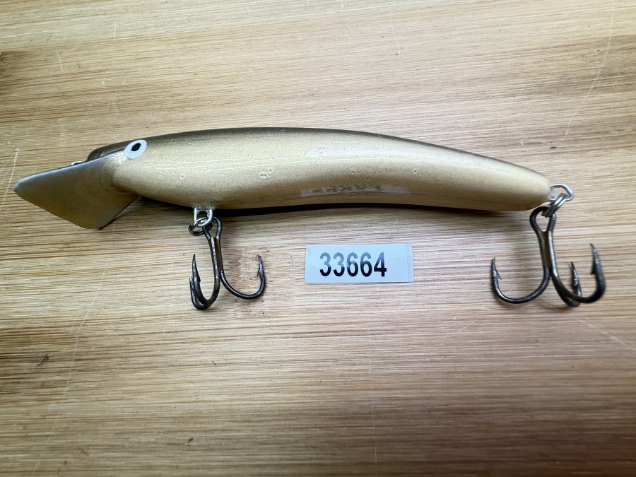 Wobbler, Turus Ukko, Turunen, gold/grau/schwarz, 10cm, 12g, ungefischt