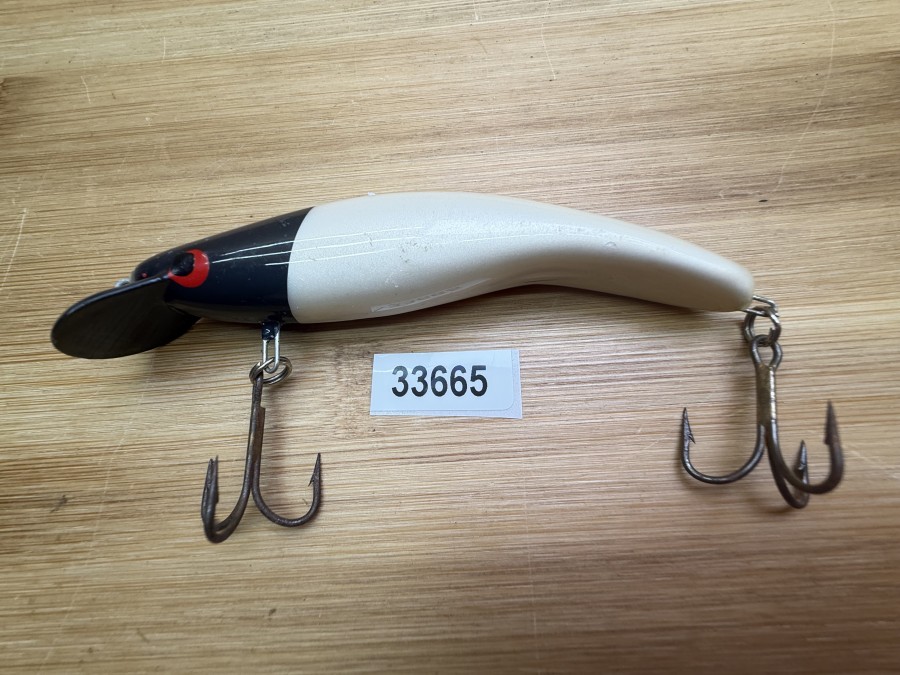Wobbler, Turus Ukko, Turunen, weiss/schwarz, 10cm, 12g, ungefischt