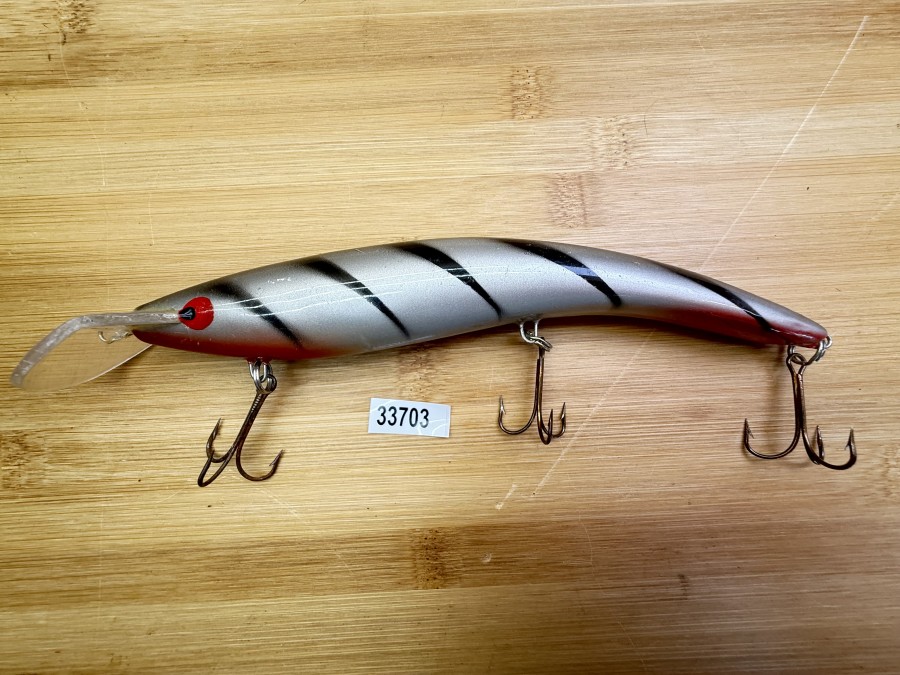Wobbler, Turus Ukko, Turunen, rot/silber/schwarz, 20cm, 53g, ungefischt