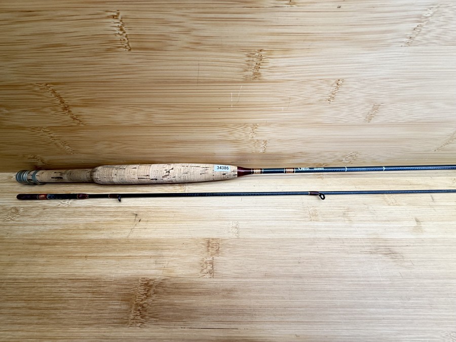 Fliegenrute, Orvis Graphite Blank aufgebaut,  The Tippet, 2tlg., 2,30m, #4, Futteral, Gebrauchsspuren, Transportlänge 1180mm