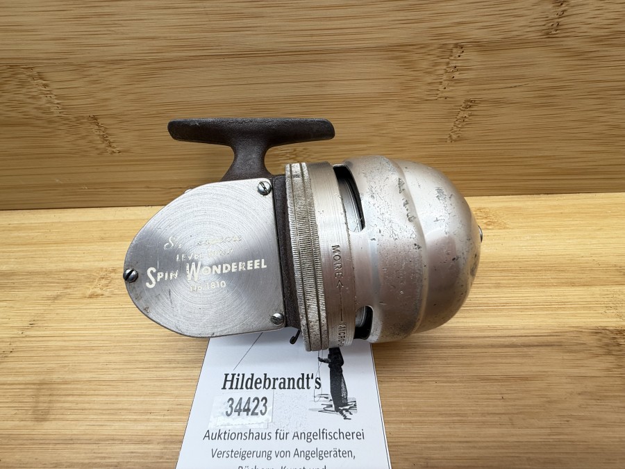 Kapselrolle, Shakespeare, Made in USA, Levelwind, Spin Wonderreel, No. 1810, Gebrauchsspuren