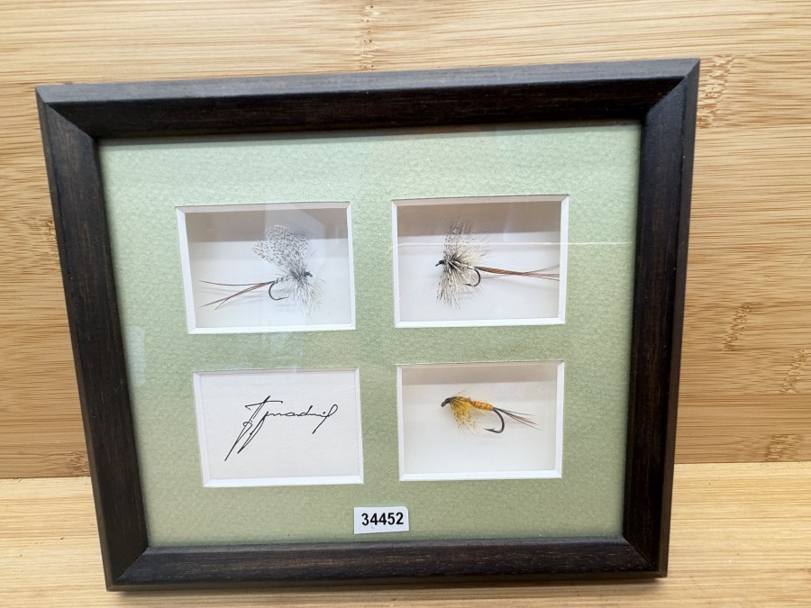 3 Fliegen im Rahmen, Viktor Sermek, Maifliegen, 190x160mm, Glasscheibe