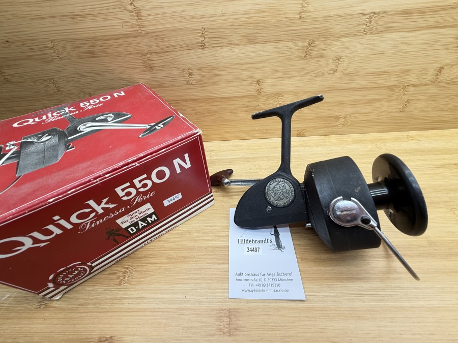 Stationärrolle, DAM, Quick 550N, technisch gut, Gebrauchsspuren, im Karton